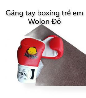 GĂNG TAY BOXING TRẺ EM WOLON ĐỎ